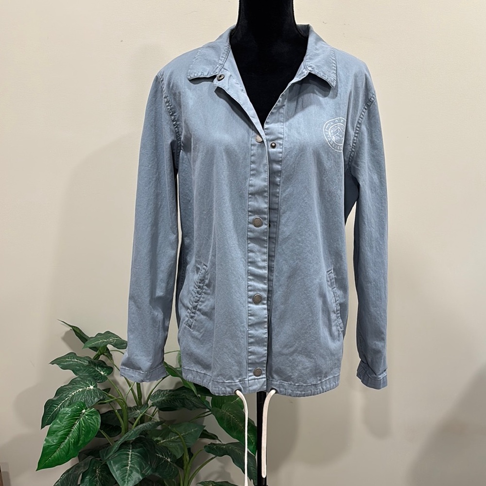 Roxy Lightweight Cotton Jacket With Drawstring In… - image 1